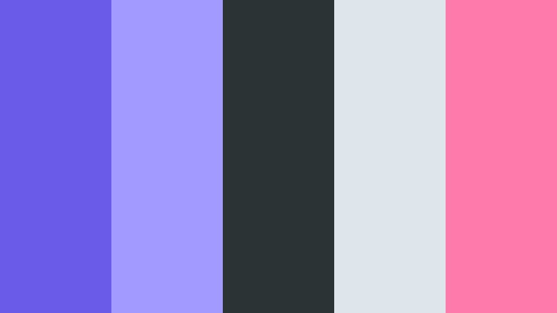 violet feature reveal explainer video color color palette with hex codes