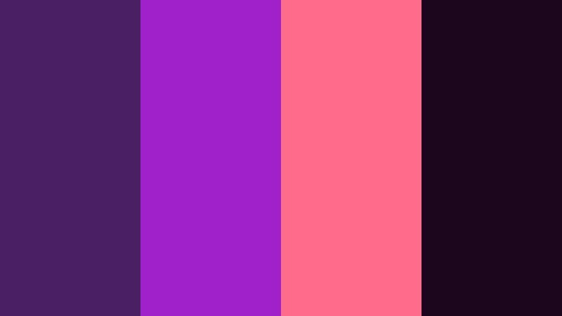 violet flame overture twilight purple color palette with hex codes