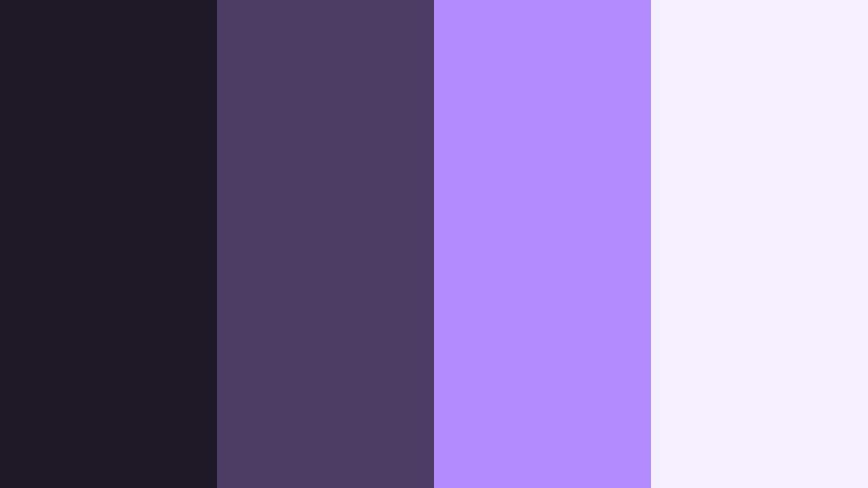 violet noir premiere stormy violet color palette with hex codes