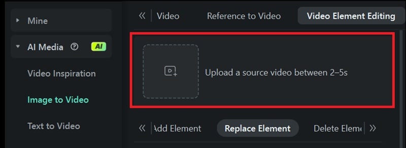 upload the source video