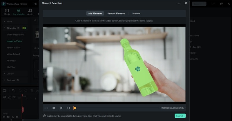 select the area to replace