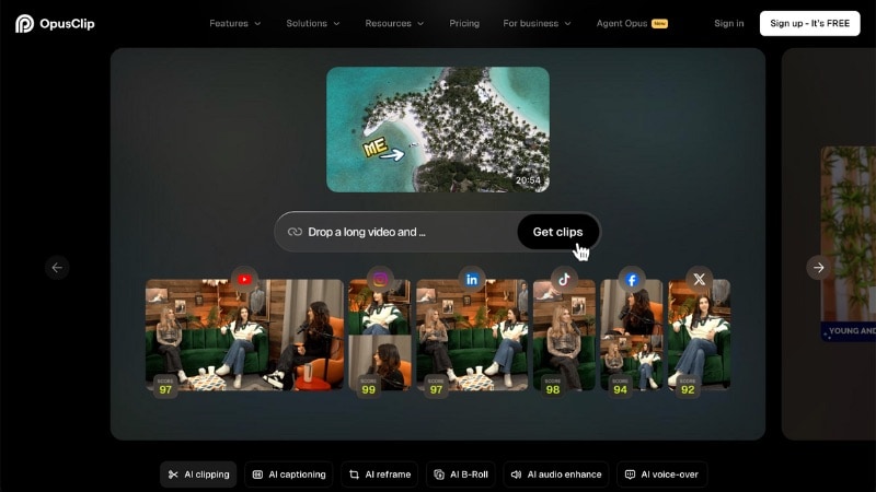opusclip as a vizard ai alternative