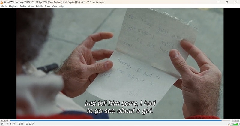watching in vlc with auto subtitles