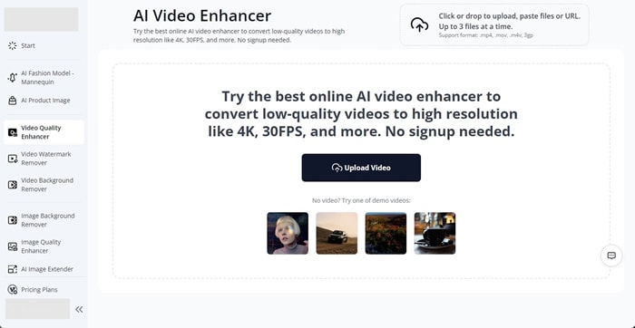 vmake ai upscaler video