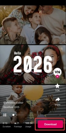 vn video template page