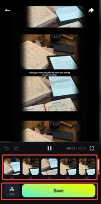 edit and save filmora video