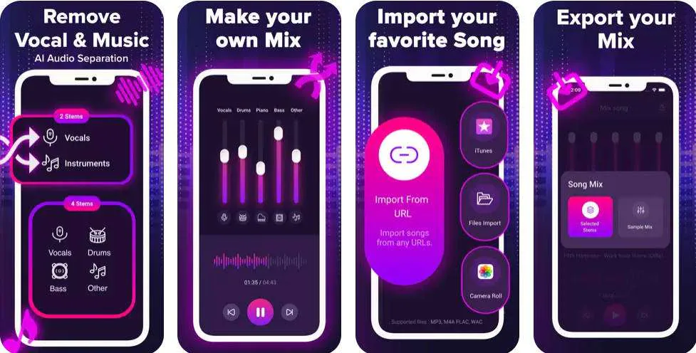 vocal remover ai music ios app