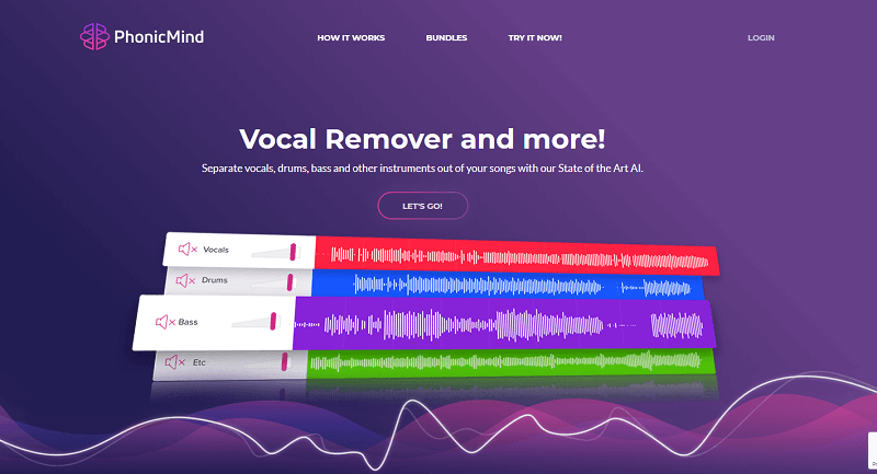 online vocal remover phonicmind