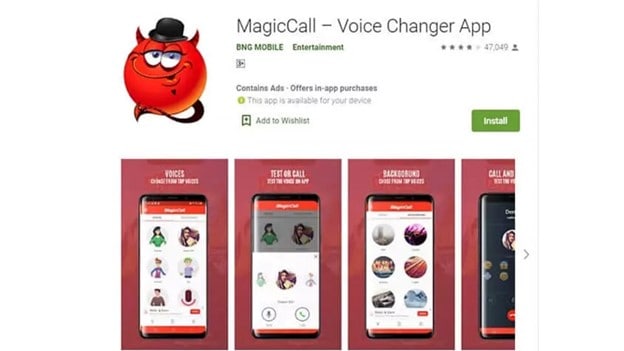 magiccall anonymous voice generator
