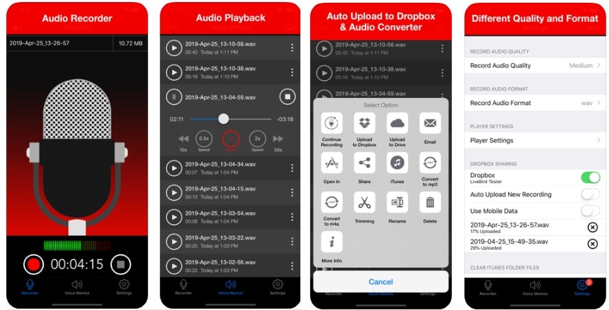 Voice Recorder - Audiorekorder app 