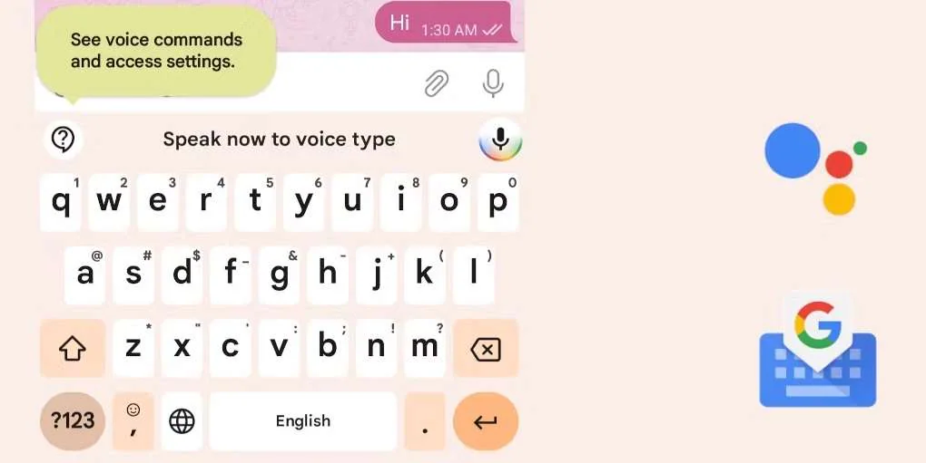 google gboard voice-to-text