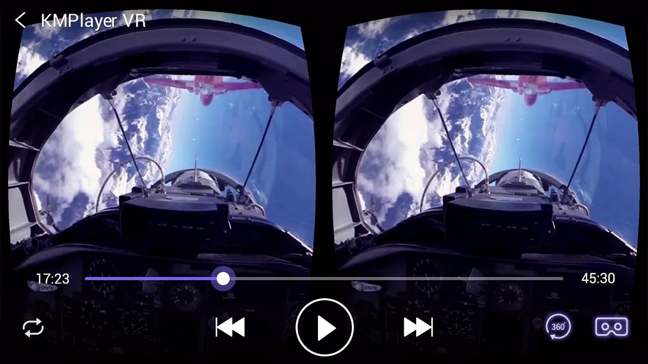 vr video player kmplayer app