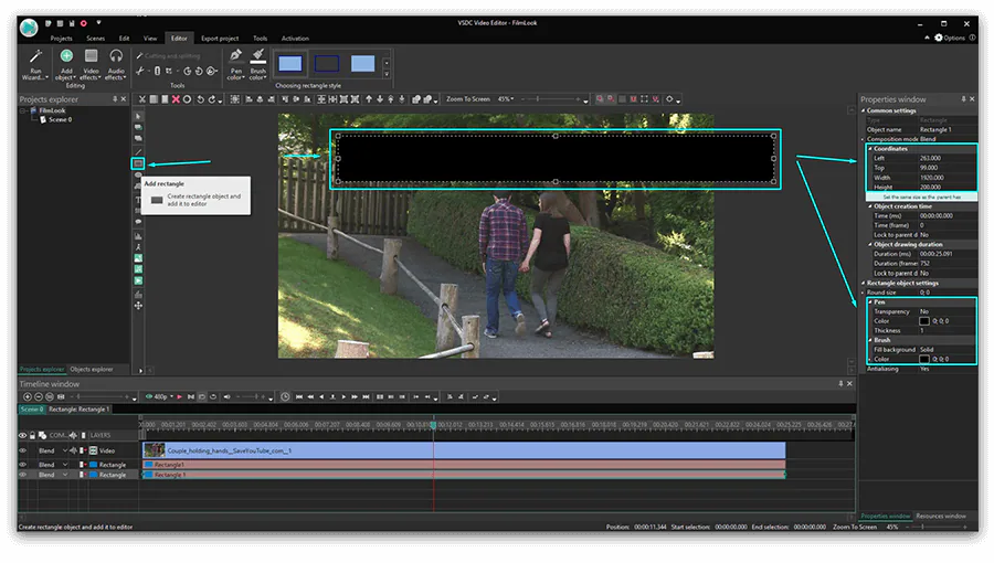 vsdc free video editor editing