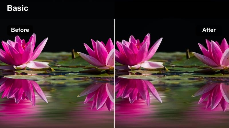 Gritty industrial warehouse corridor with cinematic cool tones