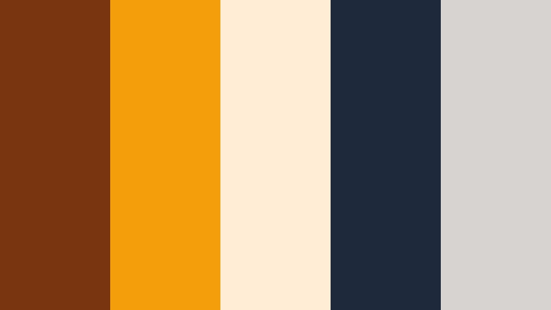 warm mentor amber character design color color palette with hex codes