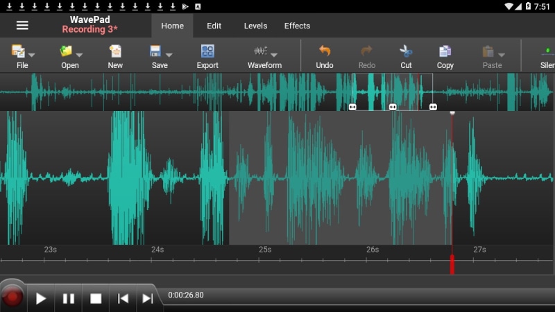 wavedpad audio editor