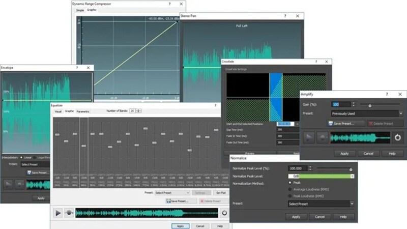 sound effects collection in wavepad editor