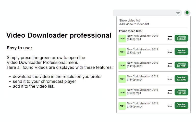 best web downloaders - Chrome Web Video Downloader Extension