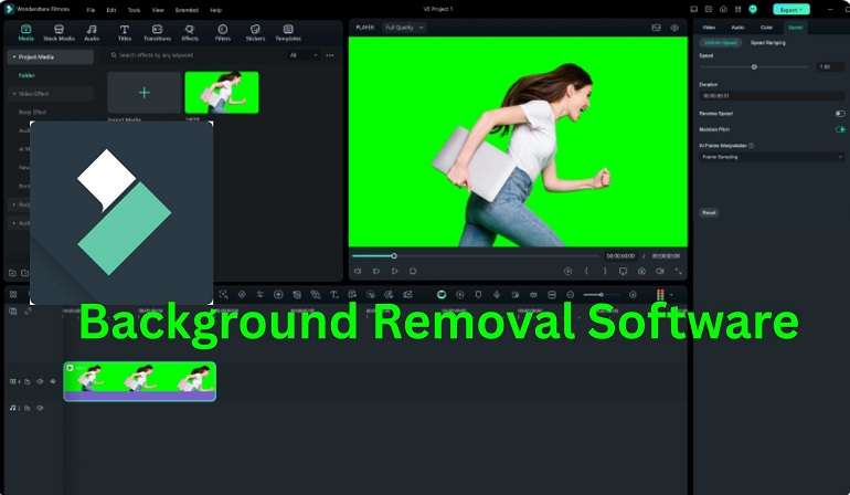 webcam background changer filmora