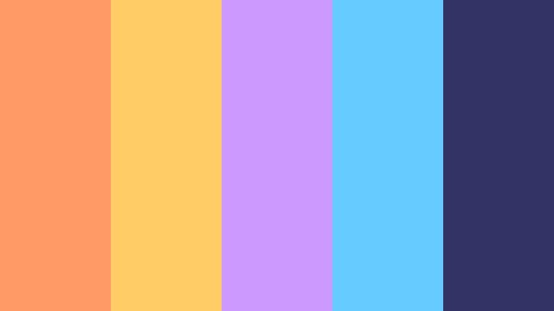 websafe sunset login y2k color palette color palette with hex codes