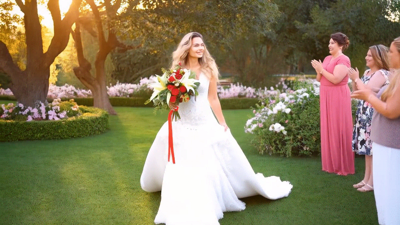 wedding bride image to video template