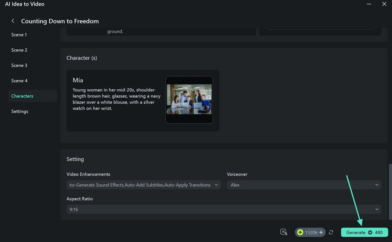 add image generate idea to video