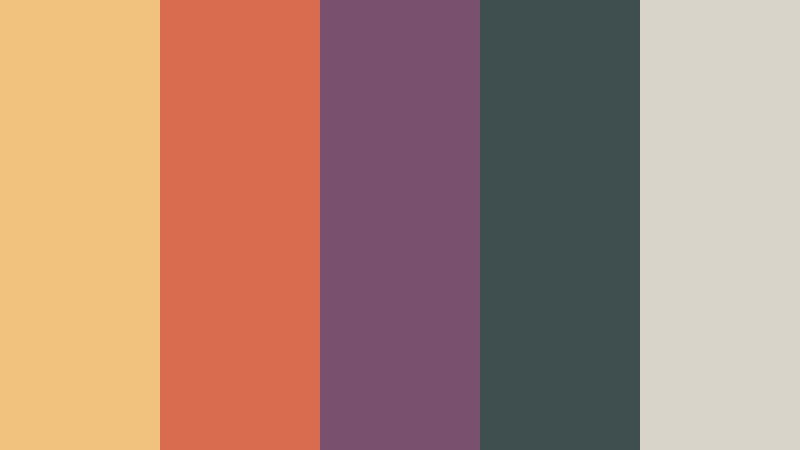 weekend rental vhs color color palette with hex codes