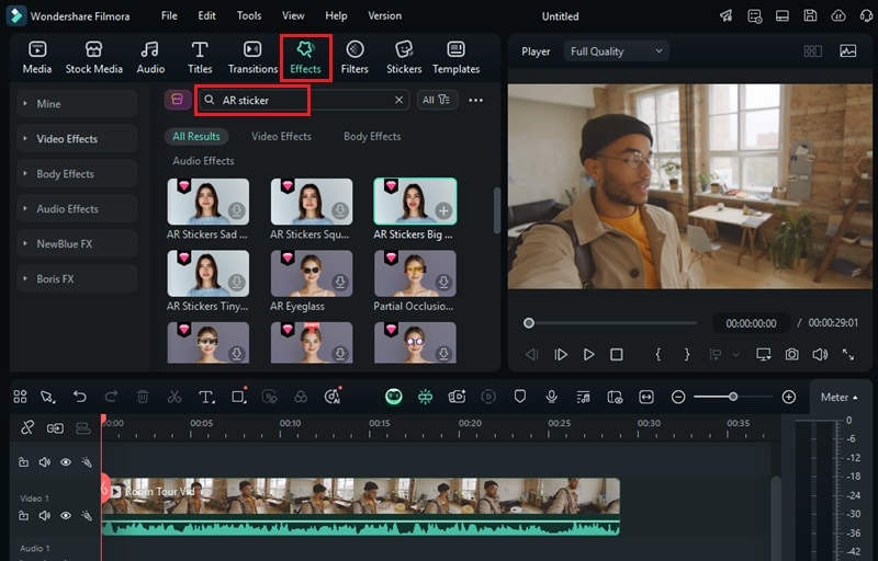 open the auto reframe tool