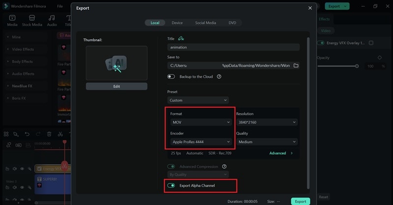 explore with alpha channel