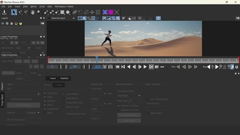 start editing in filmora mocha