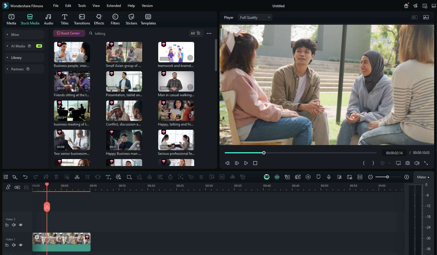 import and place footage