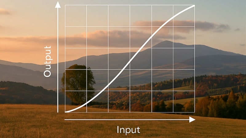 non linear curves in gamma