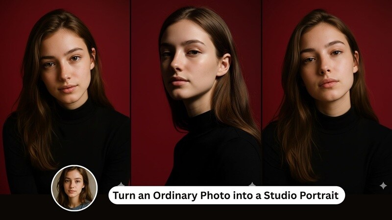 making studio photo with gemini