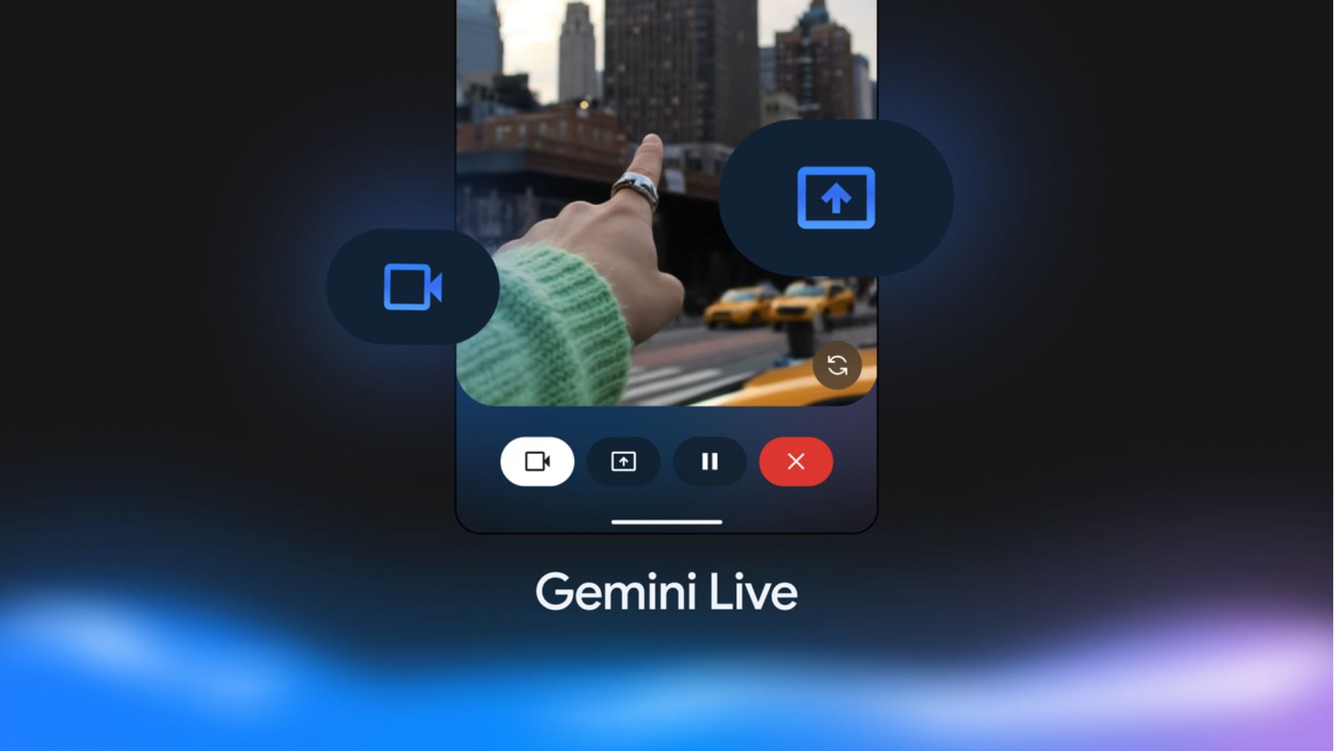 google gemini live