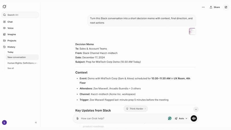 grok slack conversation explanation