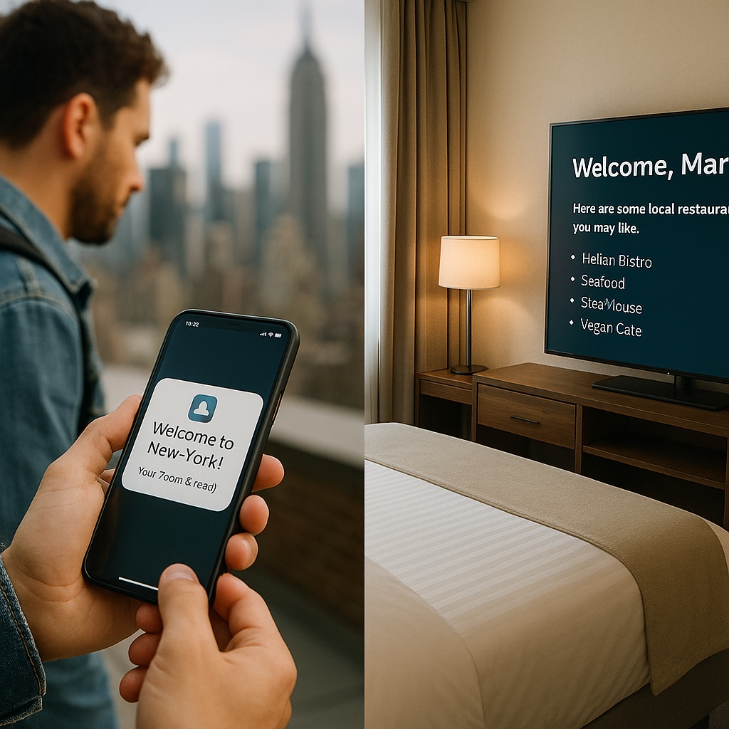 hyper-personalized marketing message using a name and loyalty status.