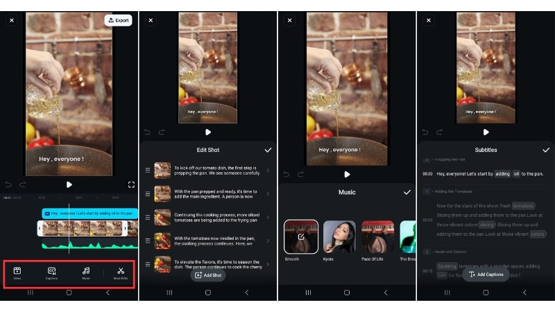 refine the ai cuto cut result