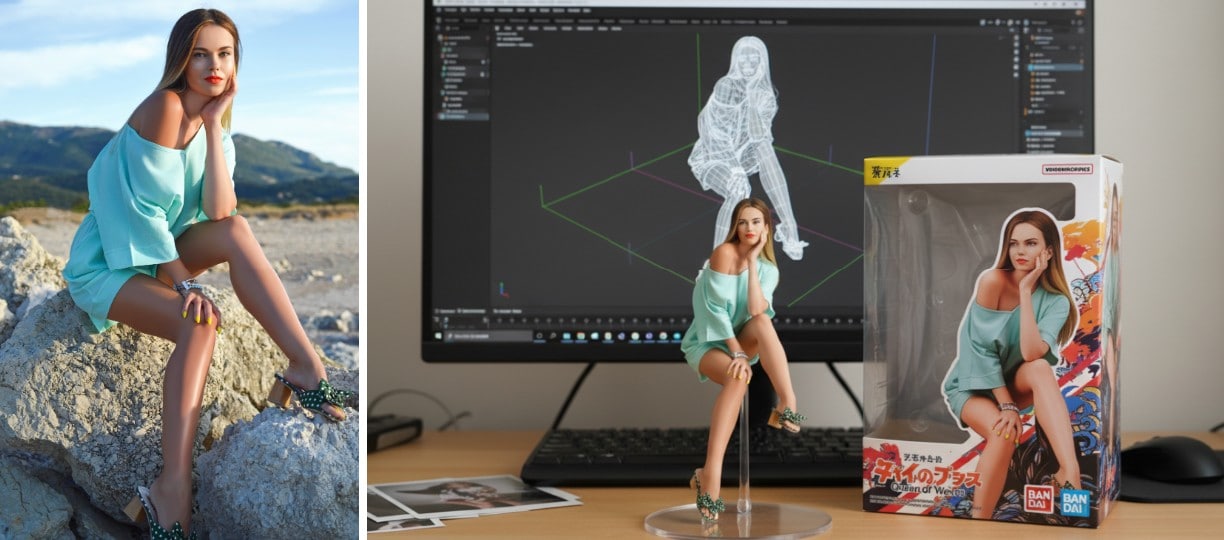 3d figurine from photo