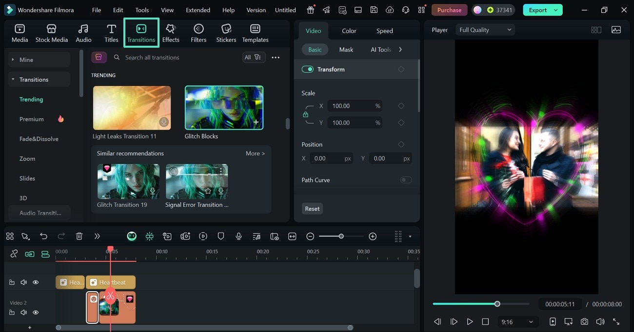 add smooth transitions