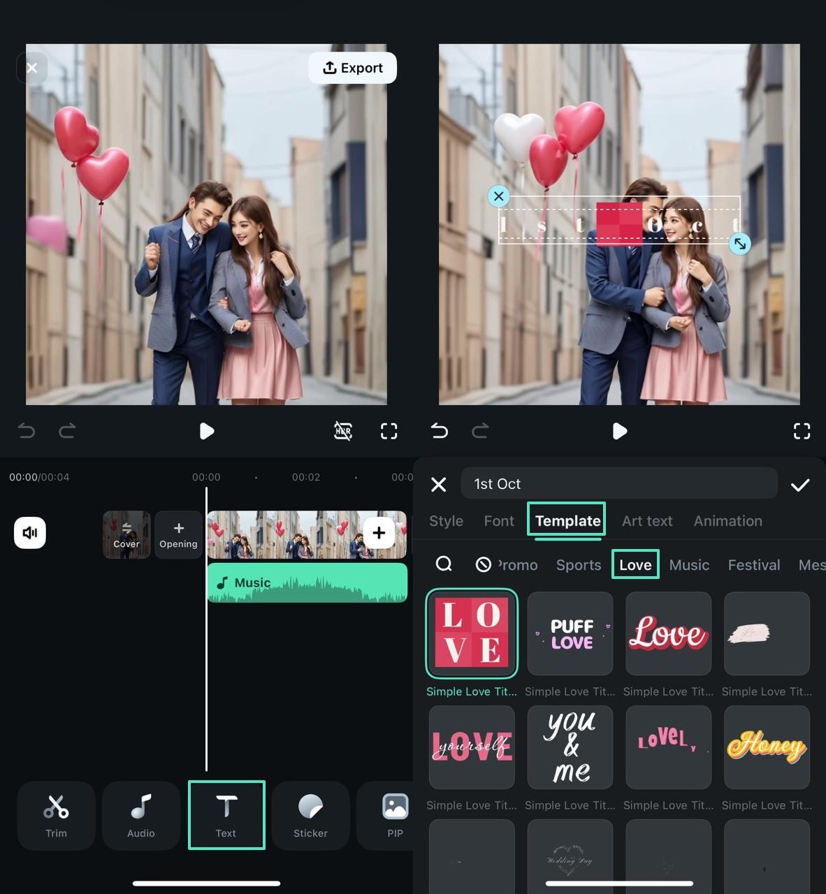 add text to decorate