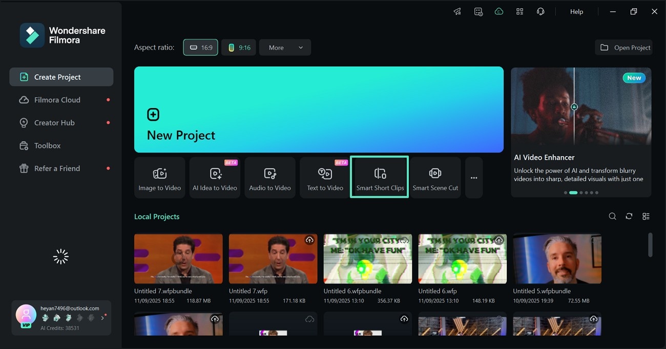 enter smart short clips