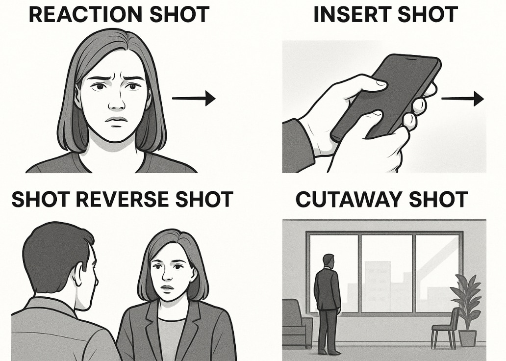 reaction shots vs other shots