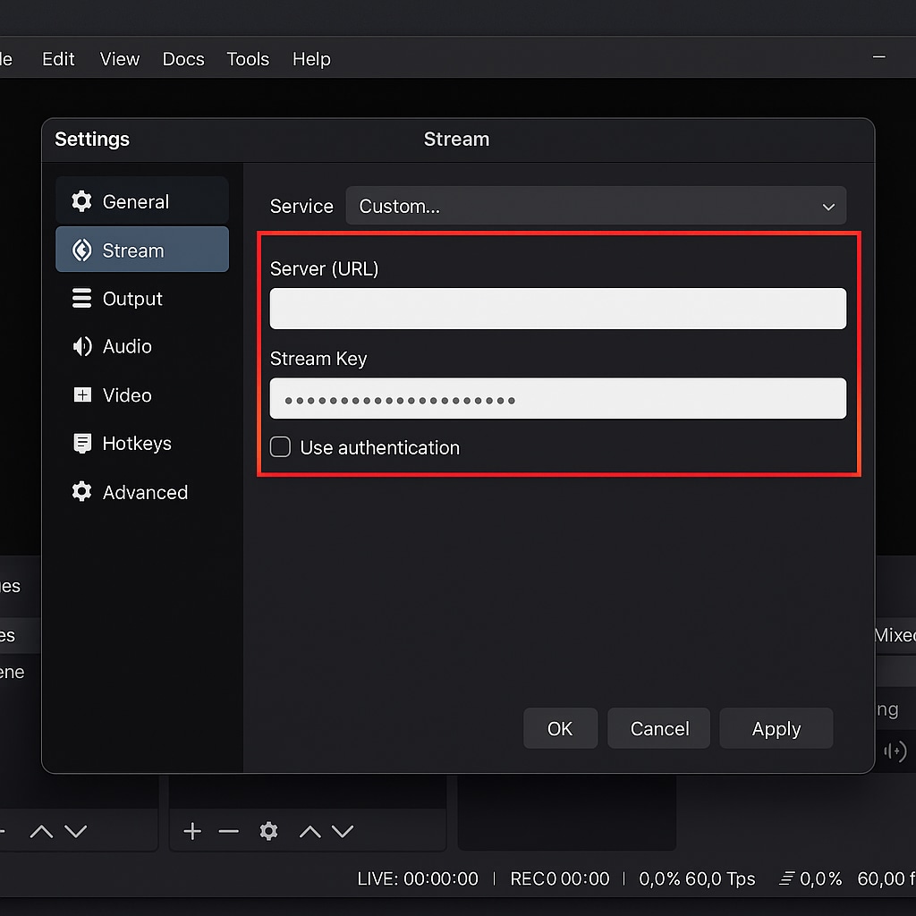 practical use of rtmp