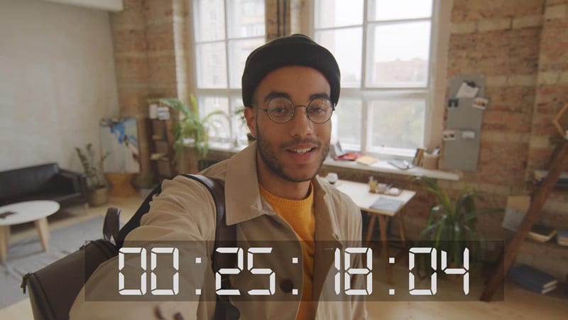 timecode in a video