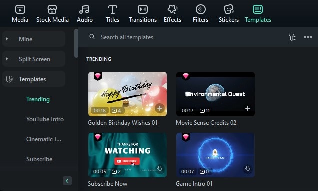 explore templates library