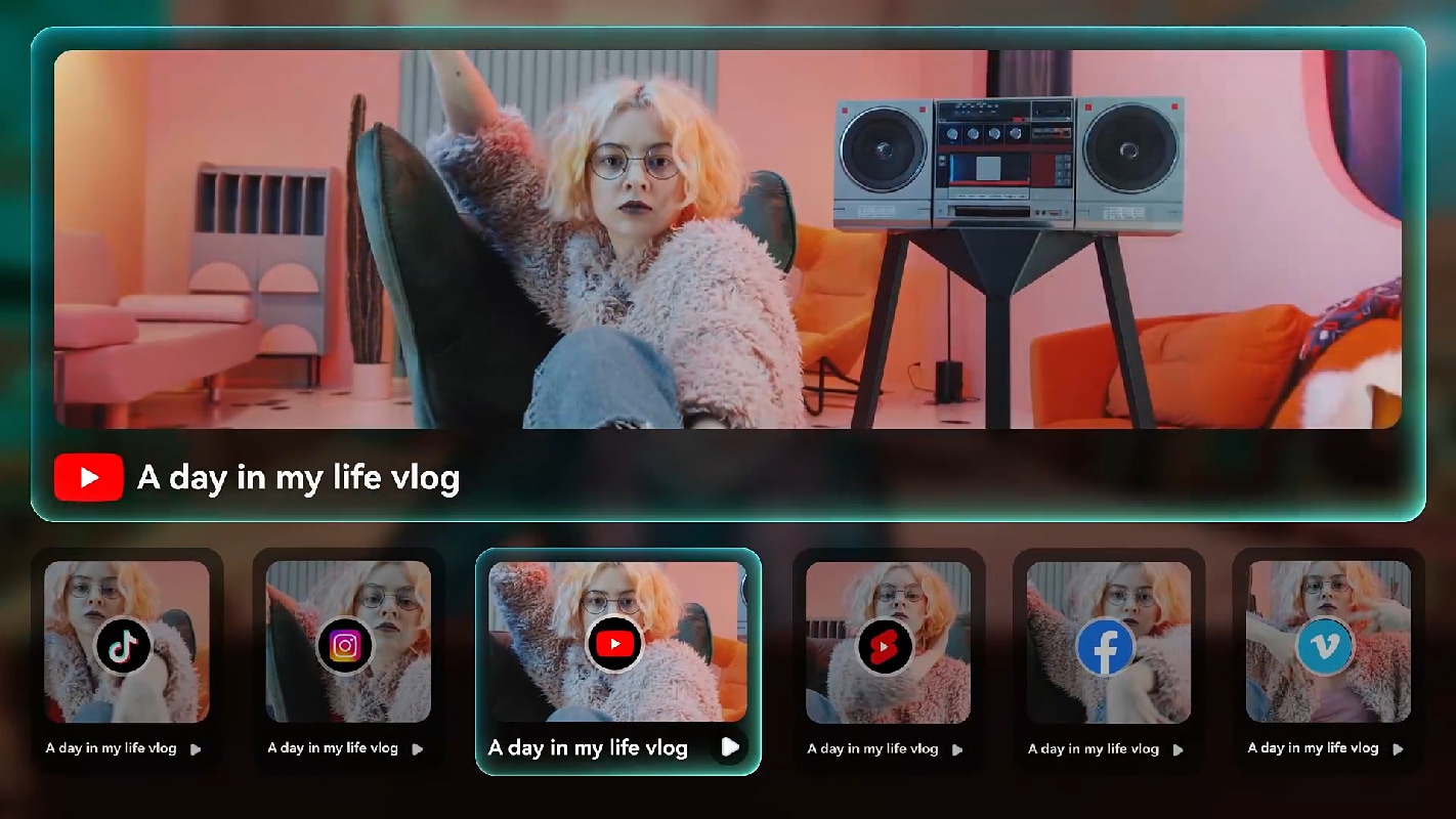 distributing video with filmora