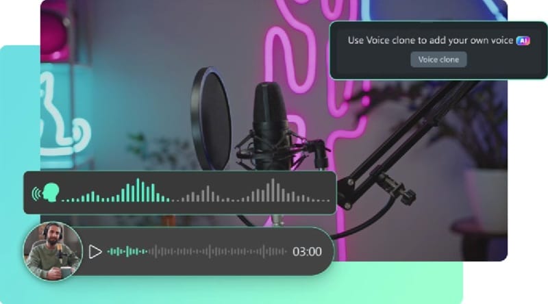 ai voice cloning feature in filmora