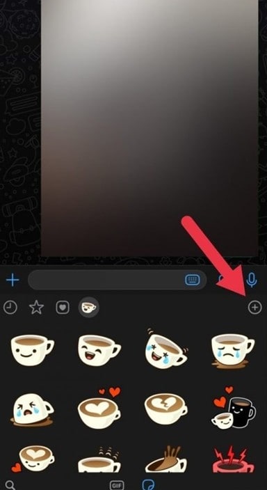 whatsapp add sticker