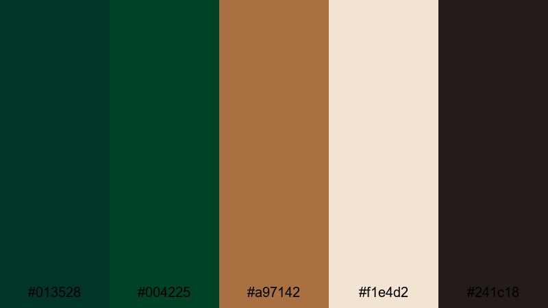 whiskey leather studio british racing green color palette with hex codes