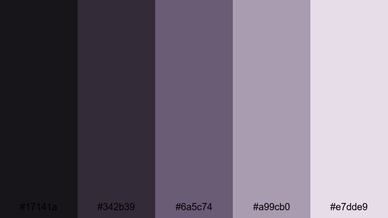 whispered wallpaper fades haunted house color palette with hex codes